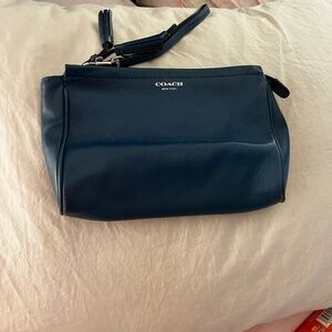 Blue Coach Wristlet